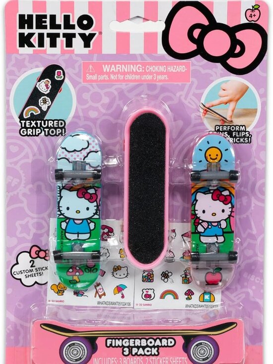 Sanrio Other - FREE WITH ANY BUY❤️Sanrio Hello Kitty 3 Pack Fingerboards Finger Skateboards